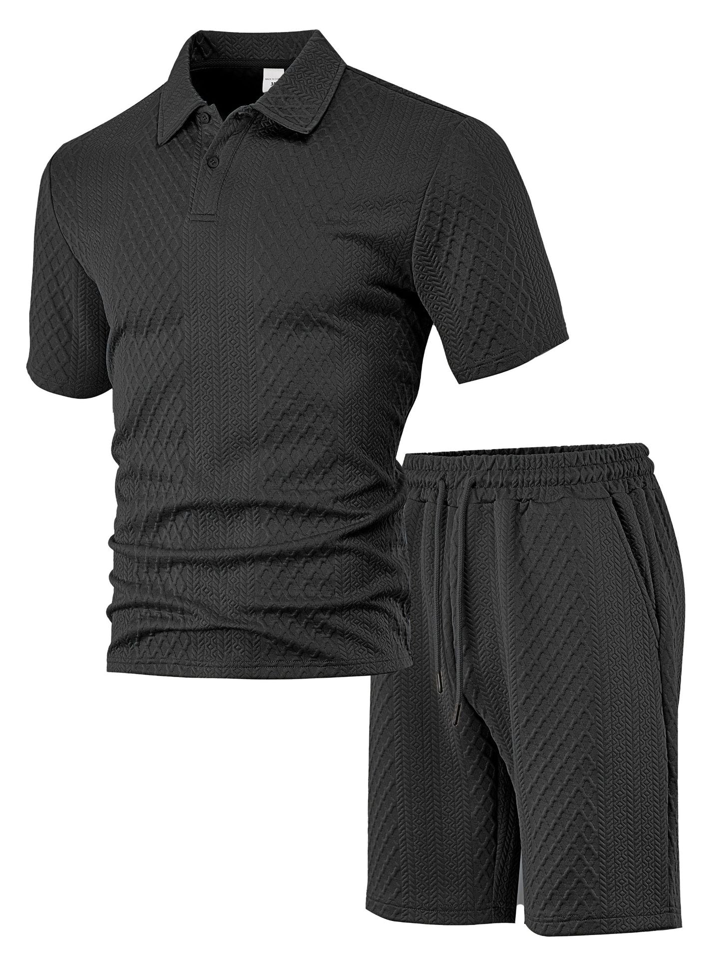 Luxe Summer Jacquard Polo Shirt™