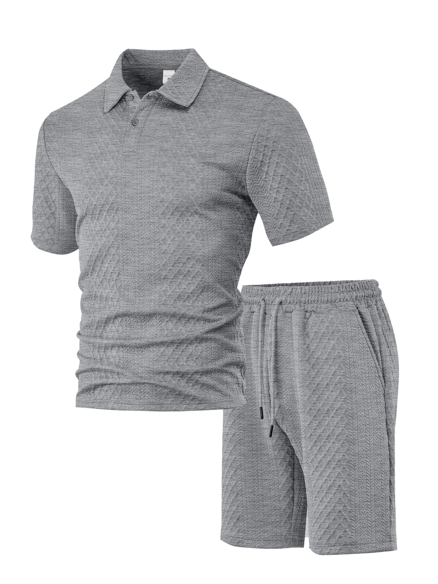 Luxe Summer Jacquard Polo Shirt™