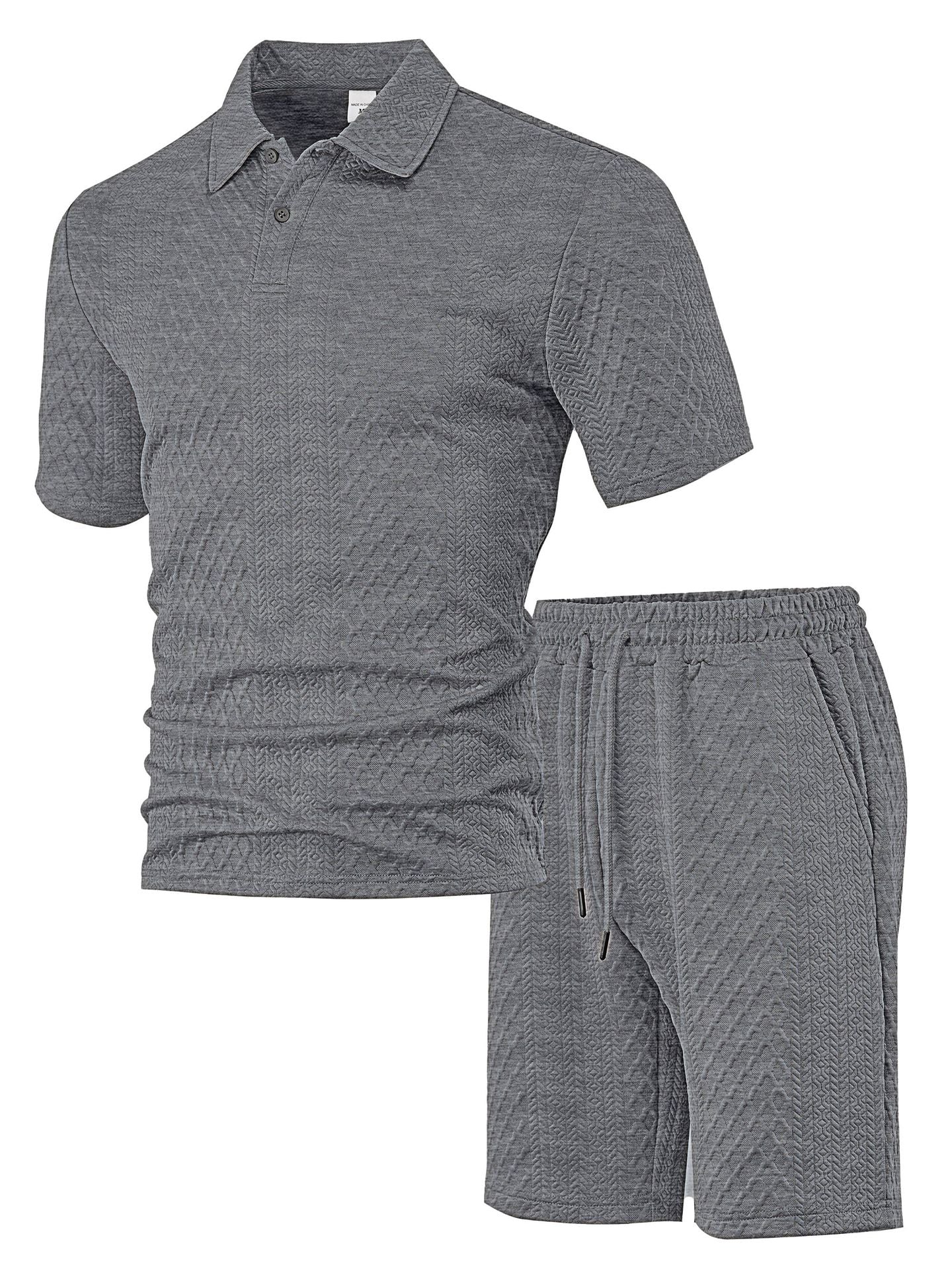 Luxe Summer Jacquard Polo Shirt™