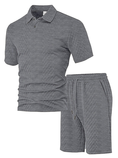 Luxe Summer Jacquard Polo Shirt™